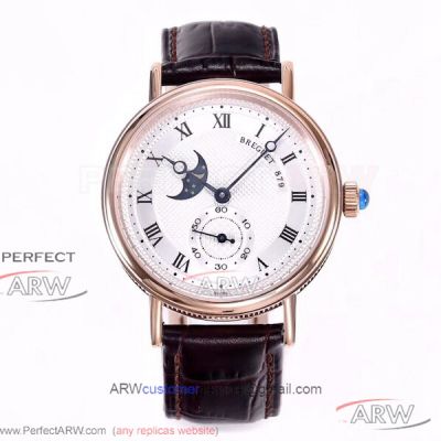 GXG Factory Breguet Classique Moonphase 4396 Rose Gold Case 40 MM Copy Cal.5165R Automatic Watch